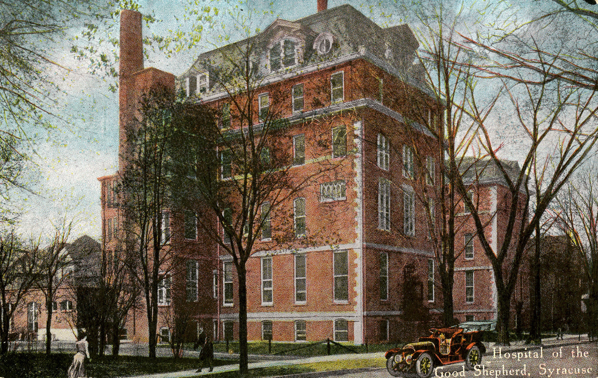 A postcard of the Hospital of the Good Shepherd (1912)