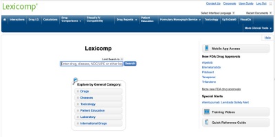 Lexicomp - Old Interface