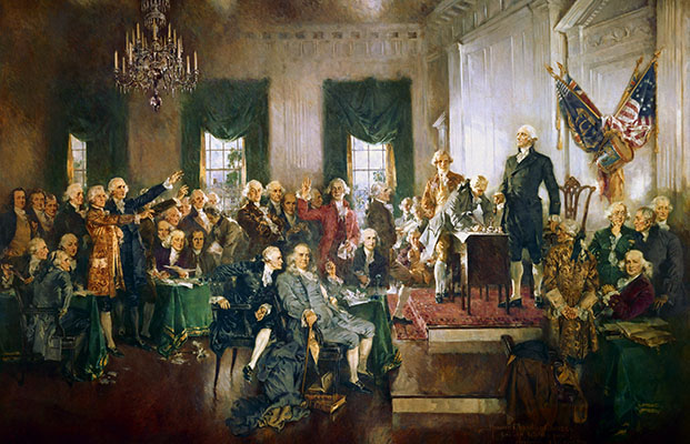 Signing of the Constitution, by Howard Chandler Christy